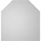 Ekena Millwork Octagonal Top Surface Mount PVC Gable Vent w/ 3-1/2"W x 1"P Standard Frame, 40"W x 42"H GVPOT40X4201SN - alternate 5